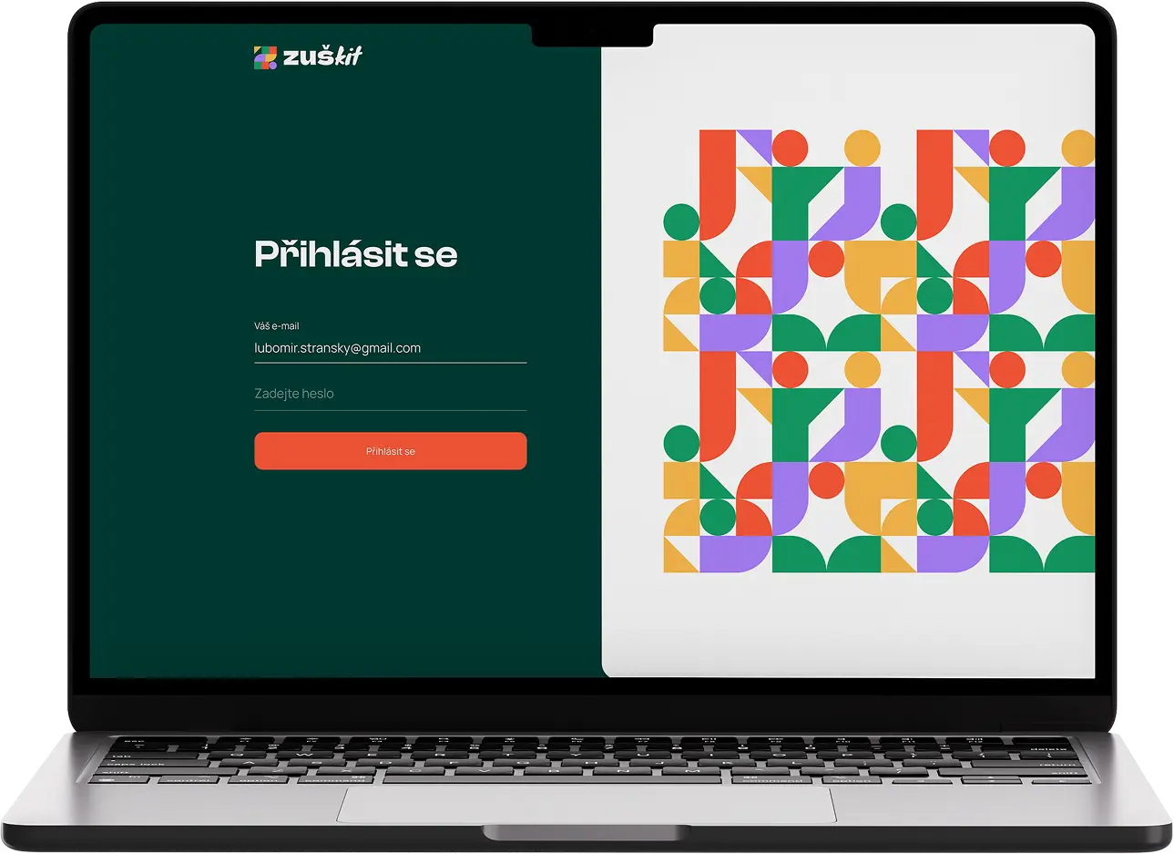 Ukázka ZUŠkit macbook
